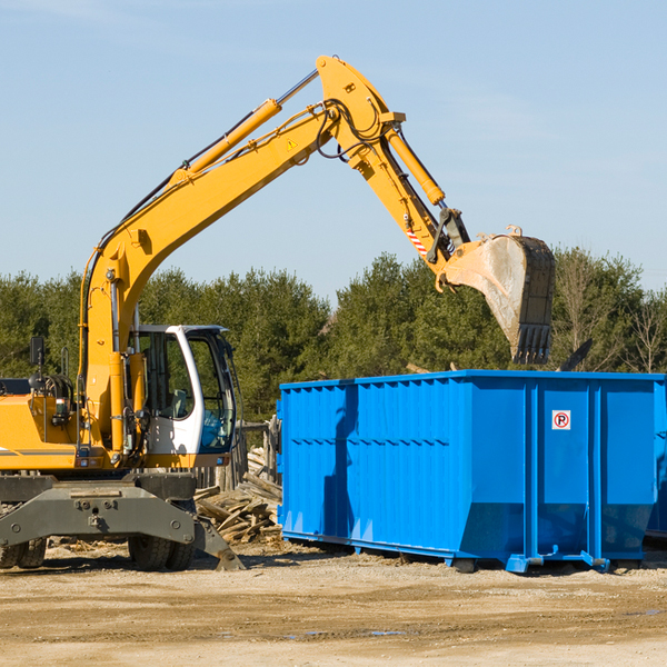 can i choose the location where the residential dumpster will be placed in Montello WI